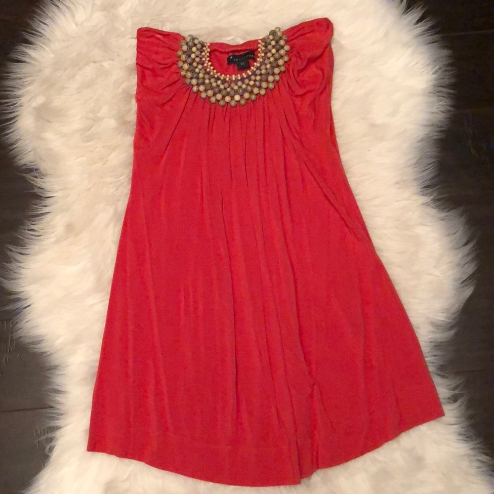 Orange swim cover up